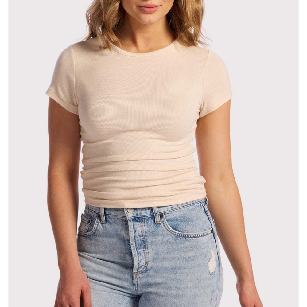 Nuuds Bone Slinky Rib Tee